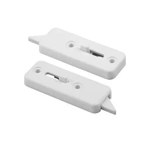 CRL F2737 White Tilt Latch with 1-3/8" Screw Holes