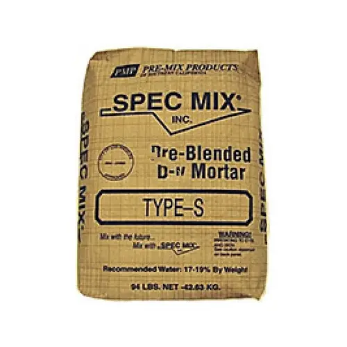 EZ MIX INC. 02-795-94-82300 94# Medium Tan Type S Spec Mix Mortar