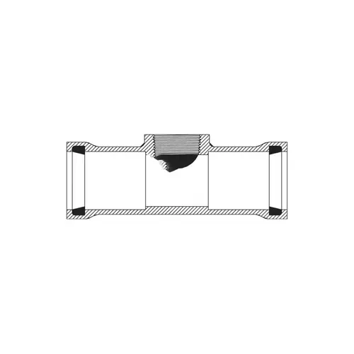 3" X 1" Pvc Service Tee For Ips Pressure Pipe