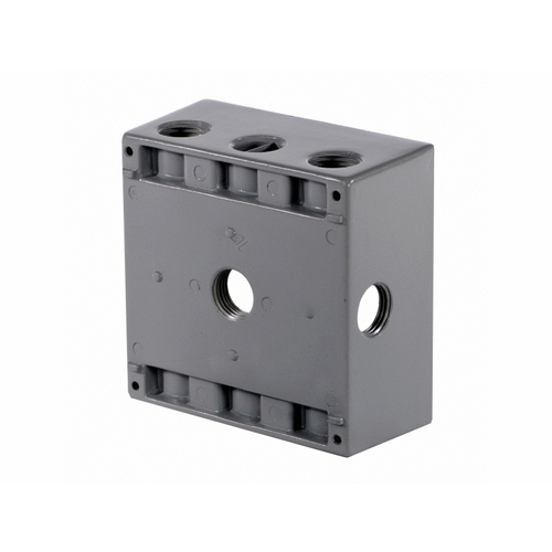 2-gang Box W/ 7 .5" Holes Side Entry