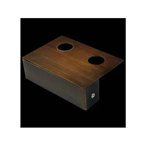 Unique VAB5-NL Weathered Brass Vanguard 5 Wall Light No Lamp