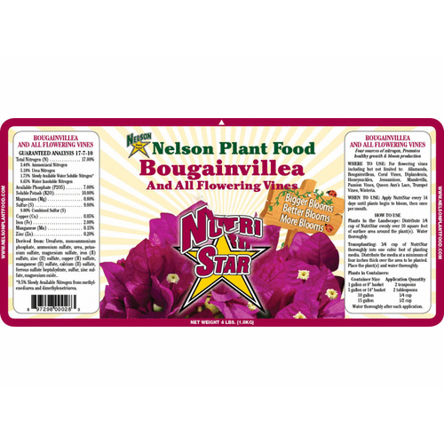 NutriStar NUTRI STAR BOUGAINVILLEA 2 Nutri St Bougainvillea 2 Nelso 17-7-10 Bougainvilla Food 2#