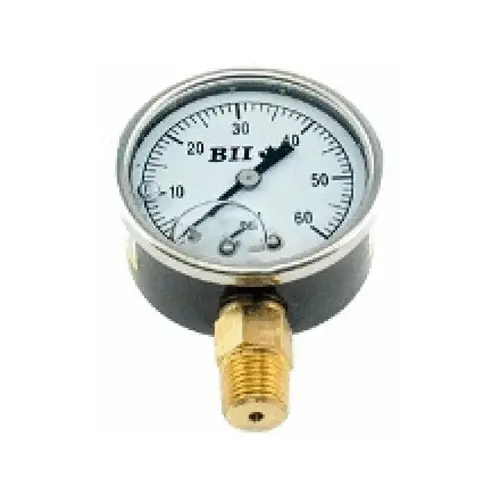 2 .5" 0-160 Psi Liquid Gauge