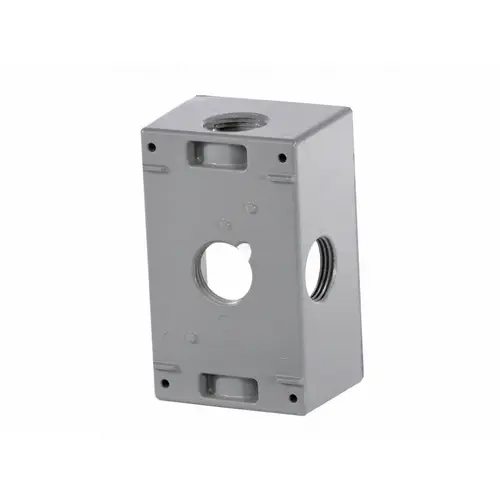 Gry 1-gang Box W/ 5 .75" Holes Side Entry