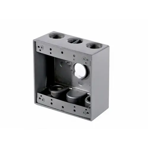 ORBIT INDUSTRIES INC 2B75-5 2-gang Box W/ 5 .75" Holes