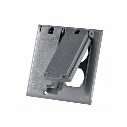 ORBIT INDUSTRIES INC 2C-GD 2-gang Cover Plate 1 Gfci / 1 Duplex