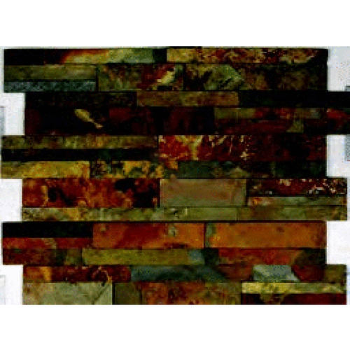 NATURAL STONE RESOURCES SUNSET MUL COL DRES INT PANEL 6 x 24"  Ledger Panel; Multi Color Dressed, 6 x 24 Inch