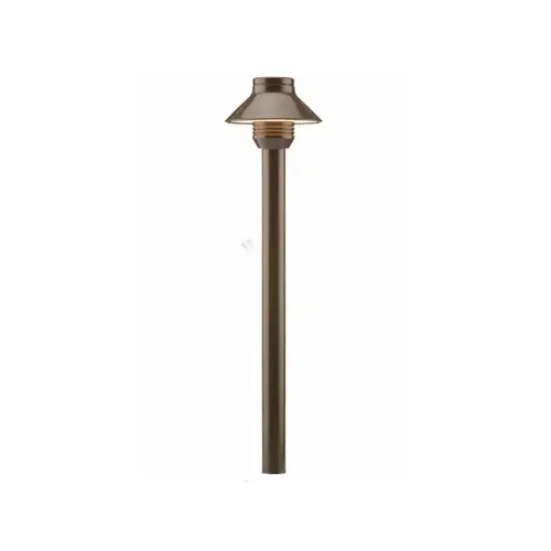 Fx Luminaire 12" 20w Spa Led Path Lt Bronze Brown