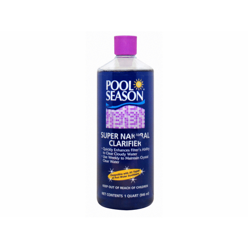 Pool Season 17465 Qt Pool Season Super Natural Clarifier Blue