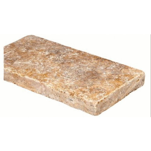 Gold Tumbled Travertine Pavers 6"12"