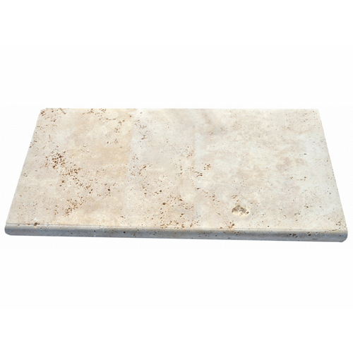 Atlantic Stone Source 22111212PC 12"x12" 3cm Ivory Tumbled Coping