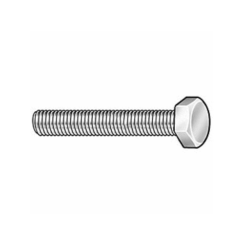 GRAINGER, INC. 1KU49 3/8"x2.5" Hex Bolt All Threa