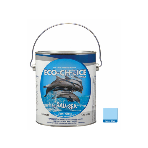 Sau-Sea Products 1ECPVSW 1 Gal Snow White Eco-choice Premium Grade Ultra High-gloss Vinyl Pool Paint