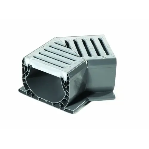 Nds Gry 45 Spee-d Elbow W/ Grate Gray