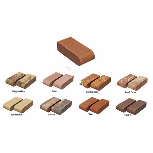 Tremron BN0-2020-G1220-A 4" X 9" Regular Bullnose Coping Tan