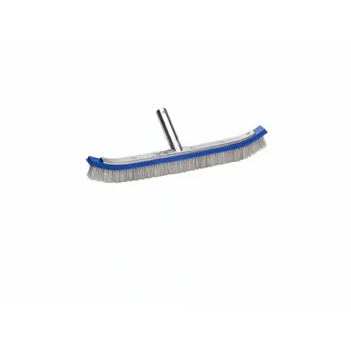 18" Curved Mixed Bristle Wall Brush w/ Aluminum Back