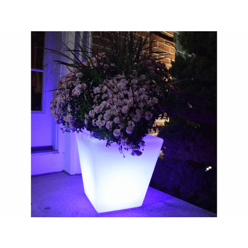 Main Access 131780 Square Fiji Waterproof Led Planter/ Ice W/ Remote