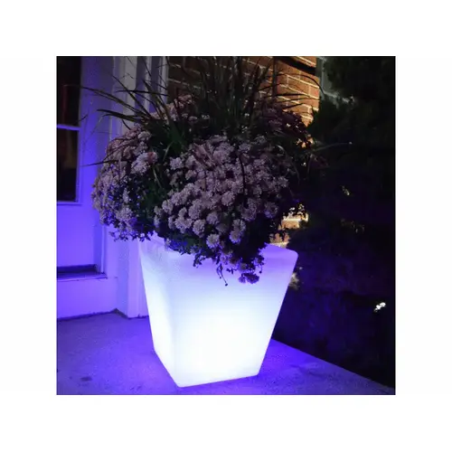 Main Access 131780 Square Fiji Waterproof Led Planter/ Ice W/ Remote