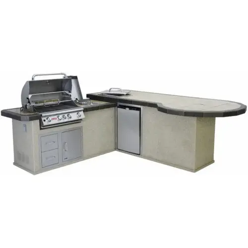 Bull Outdoor Products 31065 Stucco Supreme Q Outdoor Island