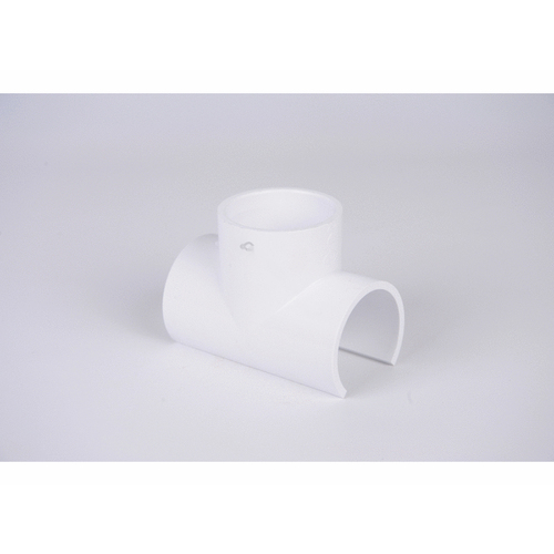 2" X 2" White Sch 40 Pvc Snap Tee Snap X Slip