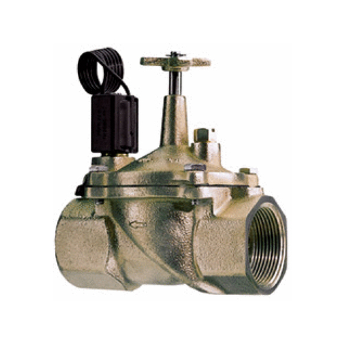 Buckner 1.25" Brass Valve W Hd Soleno Red