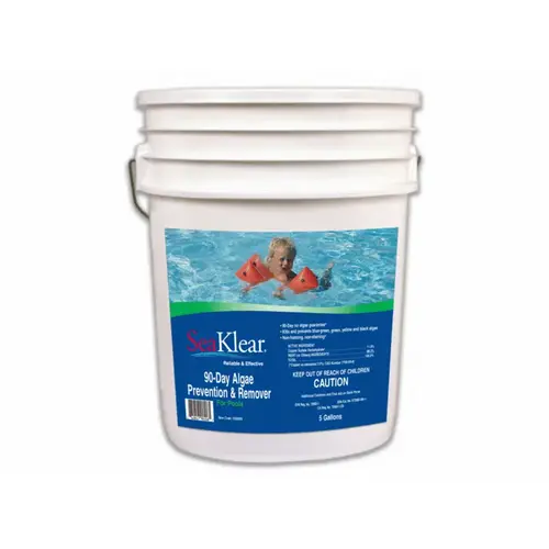 BIOLAB INC 90518SKR 5gal Seaklear 90-day Algae Prevention & Remover Blue