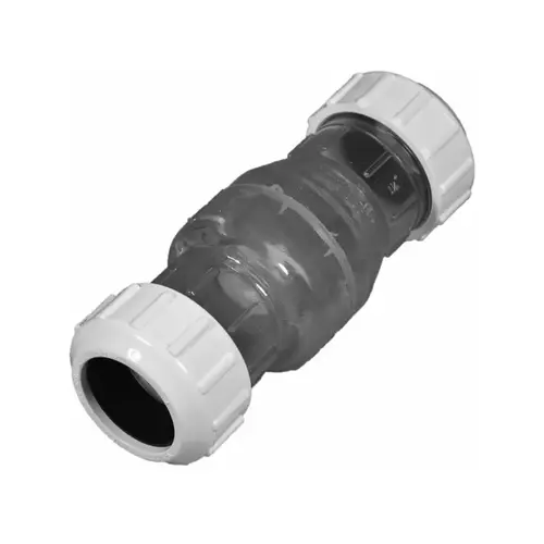 1.5" Swing Check Compression Valve Clear