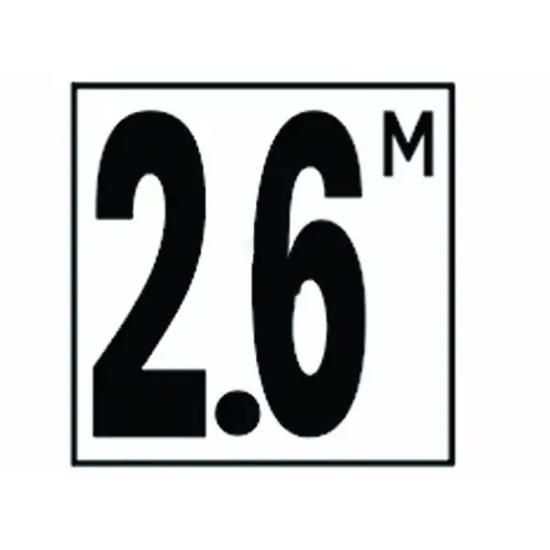 5in Smooth Metric 2.6 M Depth Marker