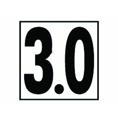 5in Non-skid Metric 3.0 Depth Marker