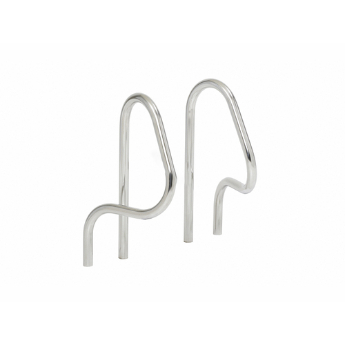 17" Stainless Steel Pretzel Handrail Pair