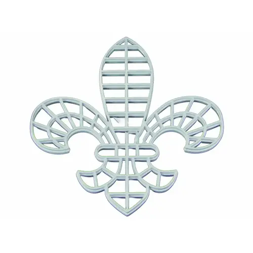 Fillable Friends White Fleur De Lis Stencil