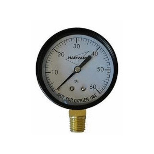 American Granby IPG6025-4L 2.5" Steel Pressure Gauge With .25" Bottom Mount Mip Connection 0-60 Psi