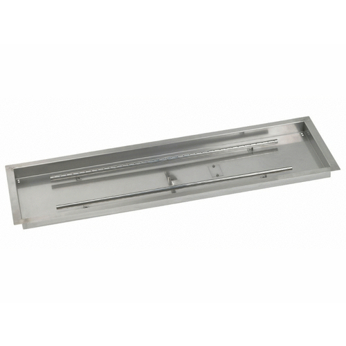 Burner Pan 48"x14" Rect Built In H Burner