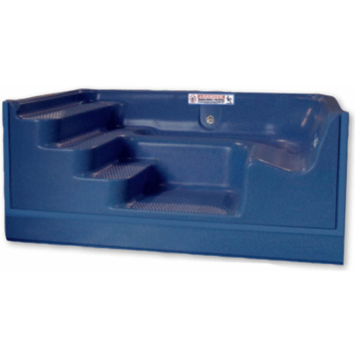 Latham Pool Products STP8SBCDBG1 Af Step Only Cntl 8' Step-n-bench Cntlvr Blue