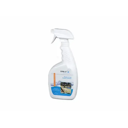 Great Lakes Bio Systems A011-J5R-12X12SPQ Qt Orb-3 Spray Enzyme Cleaner Translucent Light Yellow