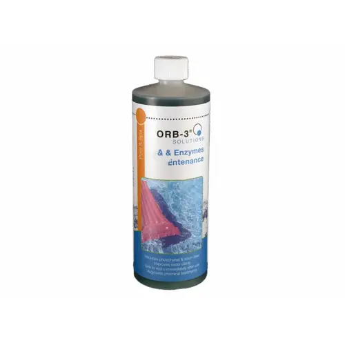 Great Lakes Bio Systems N826-000-12X1Q 1 Qt Bottle Pra & Enzymes Maintenance Translucent Light Aqua
