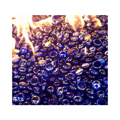 AMERICAN FIREGLASS INC FB-ROYLST-10-J 10# Fireglass Royal Blue Luster Firebeads