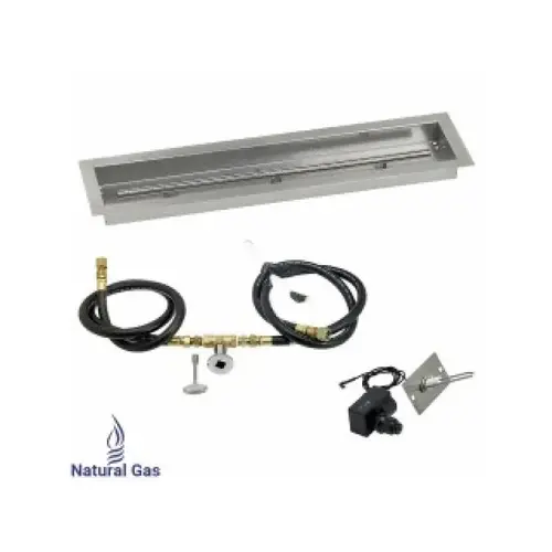 Burner Pan Kit Linear Channel 30"x6" T-burner