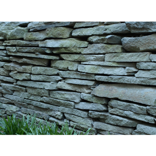 Geo Schofield Stone COL1-3 Gry Colonial Wallstone Green & Gray