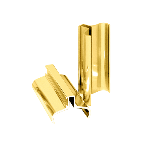 Brite Gold 3-3/4" Slip-On Handle for 1/4" Glass