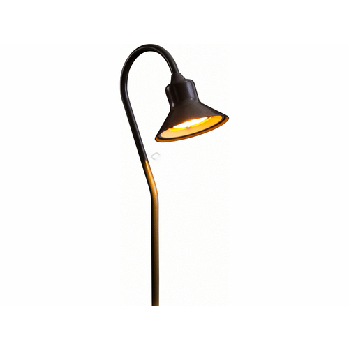 5" Dia. X 18"h Bronze Path Light With 12w Incandescent Lamp