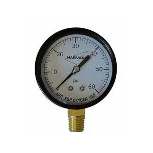 American Granby IPG6045-4L 4.5" Steel Pressure Gauge With .25" Bottom Mount Mip Connection 0-60 Psi