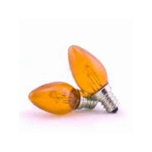 Village Lighting Amber Transparent C9 Bulbs E12 Orange