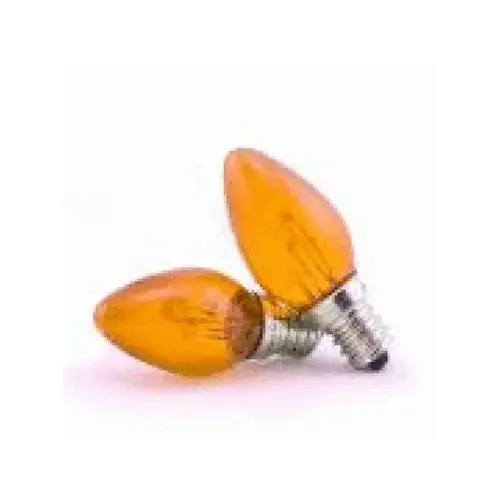 VILLAGE LIGHTING CO|TREEKEEPER V-10349 Village Lighting Amber Transparent C9 Bulbs E12 Orange