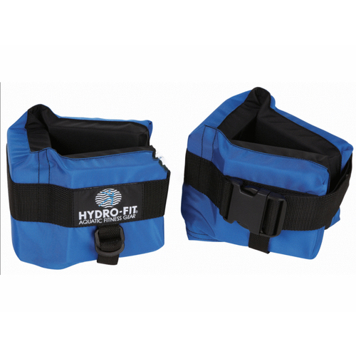 HYDRO-FIT AQUATIC FITNESS GEAR 101 BLUE/BLACK Blue & Black Buckle Closure Classic Cuffs (1 Pair)