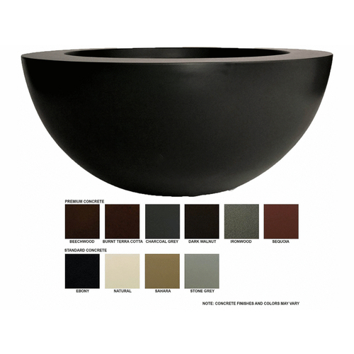 COVER POOLS INC FPLEGCON48PB 48" Beechwood Legacy Concrete Fire Pit