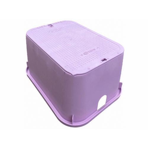 13" X 20" Purple Standard Series Valve Box With Purple Lid - Reclaimed Water