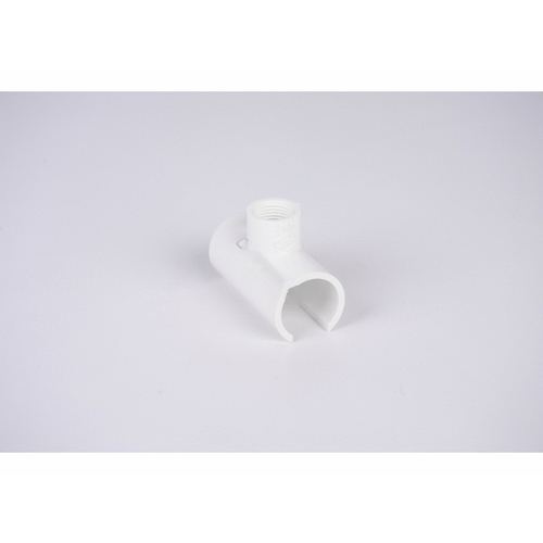 Dura Plastics Products Inc 464-130 1" X 1" White Sch 40 Pvc Snap Tee Snap X Fipt