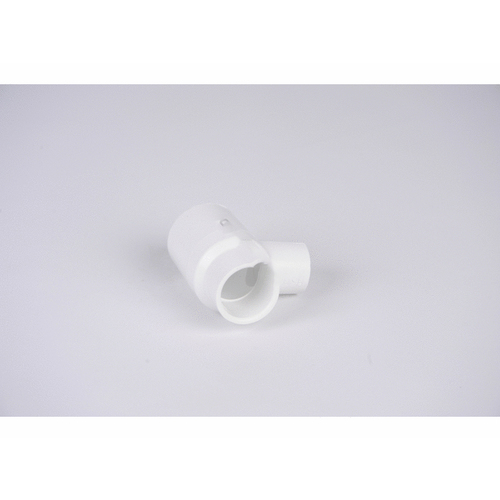 1.25" X 1" X .5" White Sch 40 Reducing Tee Slip X Slip X Slip