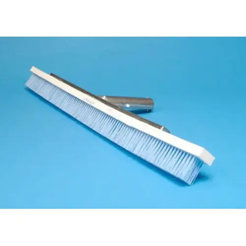 24" Blue Nylon Bristle Straight Aluminum Wall Brush